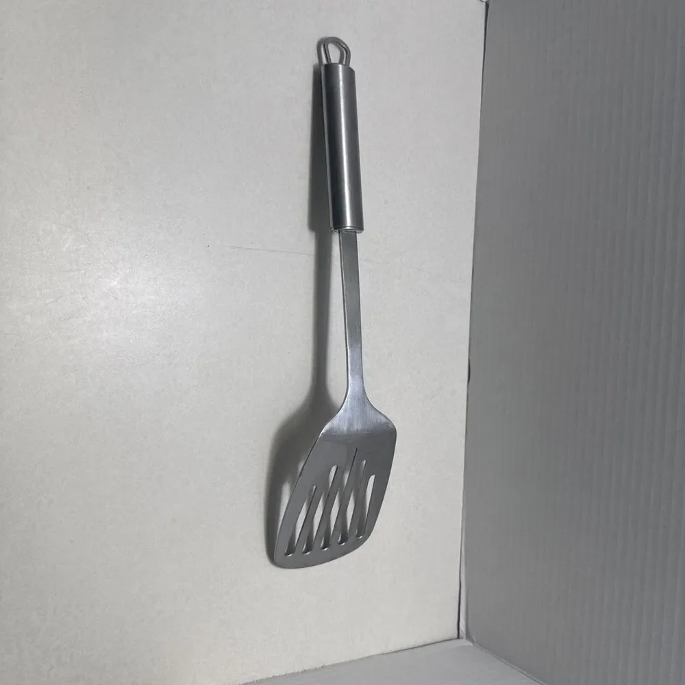 Vintage Bonny 13” Stainless Steel 5 Slotted Spatula Turner Flipper VTG